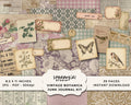 Vintage Botanica Printable Junk Journal Kit